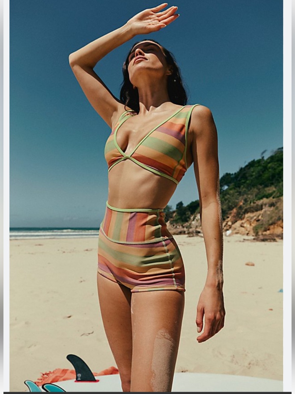 Seea Striped Darla Bikini Top - Picture 7 of 9